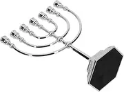 Mobestech Israel Branch Menorah Candle Holder Retro Religious Candelabrum Vintage Desktop Ornament for Home Decor High Finish