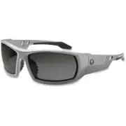 Ergodyne Fog-off Smk Lens/gray Frm Safety Glasses - Nylon, Polycarbonate,