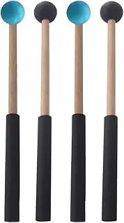 SUPVOX Marimba Mallets Set Comfortable Lightweight Drum Mallets for Percussion Instruments