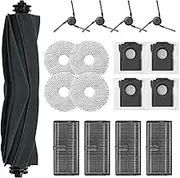 Replacement Accessories Kit for Dreame X40 Ultra / L40 Ultra and MOVA P10 Pro Ultra Includes 1 Brush Roller, 4 Mop Pads, 4 Dust Bags, 4 Filters, and 4 Side Brushes
