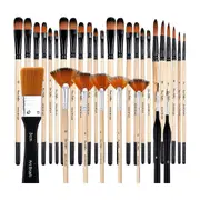 32 Pieces Paint Brush Set, Artist Series,for Artists and Beginners