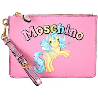 在飛比找Yahoo奇摩購物中心優惠-MOSCHINO MY LITTLE PONY 彩虹小馬手拿