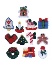 Tobin Country Christmas Plastic Canvas Ornament Kit