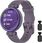 Soft Silicone Strap Replacement Band Compatible for Garmin Lily Smartwatch