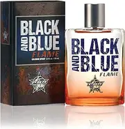 PBR Black and Blue Flame Cologne - Official Professional Bull Riders Fragrance Spray - Natural and Authentic Perfume for Men - Spicy Masculine Scent - 3.4 oz 100 ml