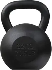 Powder Coated Cast Iron Kettlebells,Classic kettlebell Weights, Black Kettle Bell 4KG-48KG,for Home Gym,Fitness,Workouts, Exercise,Weight Training