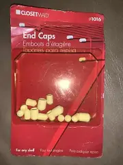 Closetmaid 1016 7540 End Cap Plastic (Contains 14 Caps 10 Small 4 Large) Replace