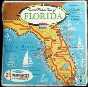 Florida State Tour 1960's - 3d View-Master 3 Reel Packet NEW SEALED