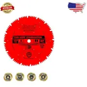 Premium 15" Thin Kerf 80 Tooth Combo Saw Blade - Laser-Cut & Anti-Vibration