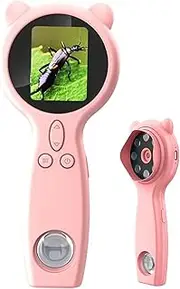 Pocket Size Microscope | Portable Digital Magnifier 50X,Two Lens Multi-Functional Magnifying Glass, Supports Photo and Video Taking for Coin Collection