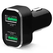 RAM GDS 2-Port Car Charger with Qualcomm Quick Charge