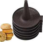 Geroosaty Silicone Molds,Donut Mold for Baking,Donut Pans Set,6 Pieces Pastry Molds for Bagel and Doug Hnut Cake Pans