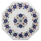 Marble Sofa Side Table / Lapis Lazuli Stone Corner Table / Lawn Side Table Top