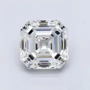 Beauty Asscher Cut 1 Ct Loose Lab Grown Diamond VVS1 Natural D Color Certified