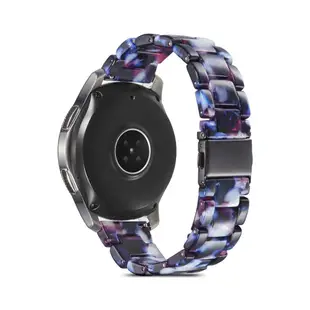 通用20mm 22mm樹脂錶帶適用三星Galaxy Gear S3 Galaxy 46mm Huawei GT錶帶