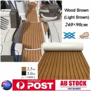 90x240cm Light Brown Boat Decking Sheet EVA Foam Marine Yacht RV Flooring Carpet