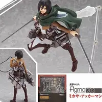 在飛比找蝦皮購物優惠-Figma 三笠進擊的巨人可動人偶