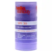The Take-Out One Invisible Sun Stick SPF 30 PA Plus by Hello Sunday for Women - 1 oz Sunscreen