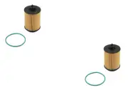 2 OEm HENGST Engine Motor Oil Filter Kit For Saab VERIFY MODEL YEAR 9-3 9-3x 9-5 (for: Saab)