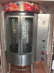 Commercial Gas Chicken/Lamb Roaster Oven - Charcoal Rotisserie Roasting Machine