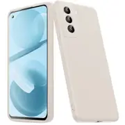 MCC For Samsung Galaxy S21 FE 5G Soft Liquid Silicone Shockproof Case Cover S21FE G990 [White]