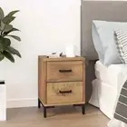 Solid Pine Wood Bedside Table Drawer Storage Side Cabinet Bedroom Nightstand