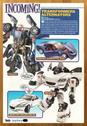 2004 Transformers Alternations Figures Print Ad/Poster Tracks Meister Toy Art