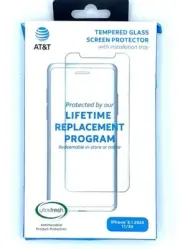 AT&T Tempered Glass Screen Protector for iPhone 11 Pro - iPhone Xs and X - New