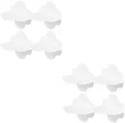 Hoement 4pcs Proofing Furniture Anchors Adhesive Wall Mounts for Cabinet Shelf Stability Easy Installation No Tools Required Secure Dresser Tv Units Modern Design