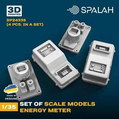 1:35 Energy meter (4 pcs.) Scale Model Kit for Diorama Spalah SP24335