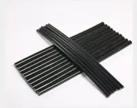 在飛比找Yahoo!奇摩拍賣優惠-高品質環保黑色熱熔膠棒10入 黑色熱熔膠條 11mm*260