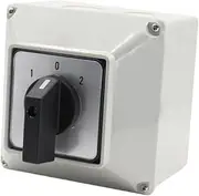 "Abbraccia" Waterproof Base Box Rotary Selector Switch 3 Position Power Transfer Switch