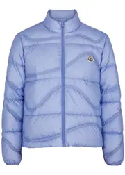 Moncler Cabbage Quilted Shell Jacket - Light Blue - 5 (UK44 / Xxl) 5 (UK44 / XXL)