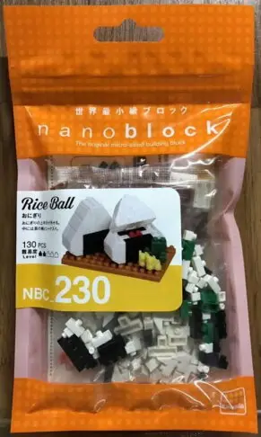 ☆勳寶玩具舖【現貨】日本河田積木 nanoblock NBC_230 飯糰 Rice Ball