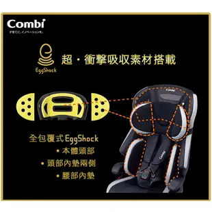 Combi Joytrip成長型汽車安全座椅EG款-9M~12Y