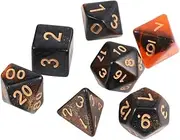 SOPOTUTU 1 Set Creative Sky Dice Multi Faceted Digital Dice Kit for Entertainment Games for Board Game Gatherings Random Colors Random Color
