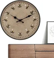 Outdoor Clocks Waterproof - Water Resistant Wall Clock, Sealed Large Outdoor Clock | Silent Non-Ticking Battery Operated Quarrtz Round Clock, Waterproof Indoor Outdoor Wall Clocks for Patio, Balcony