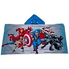 Marvel Avengers Arrive Hooded Poncho Towel Blue