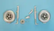 1/32 scale Spitfire Mk.II/V/Vb/V Landing Gear 32075 for Hasegawa