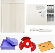 Mini Scoring Board for Card Making Paper Scoring Board Envelope Maker Multi-Purpose Score Board with Bone Folder Scoreboard for Paper Crafts Small Paper Scoring Tool