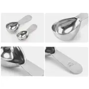 Not Easy to Break Coffee Scoops Stainless Steel Measuring Spoons