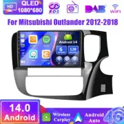 Car Stereo For Mitsubishi Outlander 2012-18 Head Unit Android 14 GPS DAB+HDMI 4G