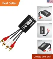 4 Channel RCA Ground Loop Isolator Noise Filter for Home Car Audio HiFi