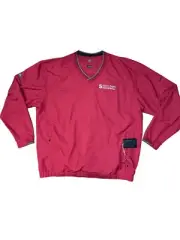 Nike Men's Red Windbreaker Jacket Size XL Albert Pujols Celebrity Golf NWT