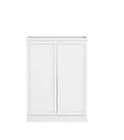 630*585*880mm Otti Hampshire Matt White Moisture Resistant Plywood 630 Floor Standing Base Cabinet