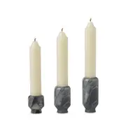 Blue Pheasant Etta Candleholders, Set of 3