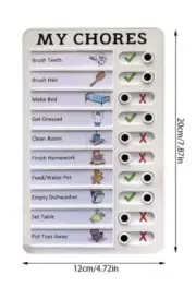 Kids Chore Chart Slide Button My Chores
