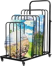 Armrest Easel Art Drying Painting Rack Art Storage Easel Display Stands，Suitable for Drying Canvas Boards, Painting Boards, Crafts, （Black）