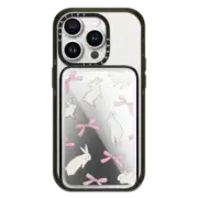 PowerThru Power Bank Mirror Slim Power Bank MagSafe Compatible Rabbit Ribbon
