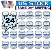 Lot of 24 Brinks ADT Home Security Alarm System Window Warning Sticker Decals